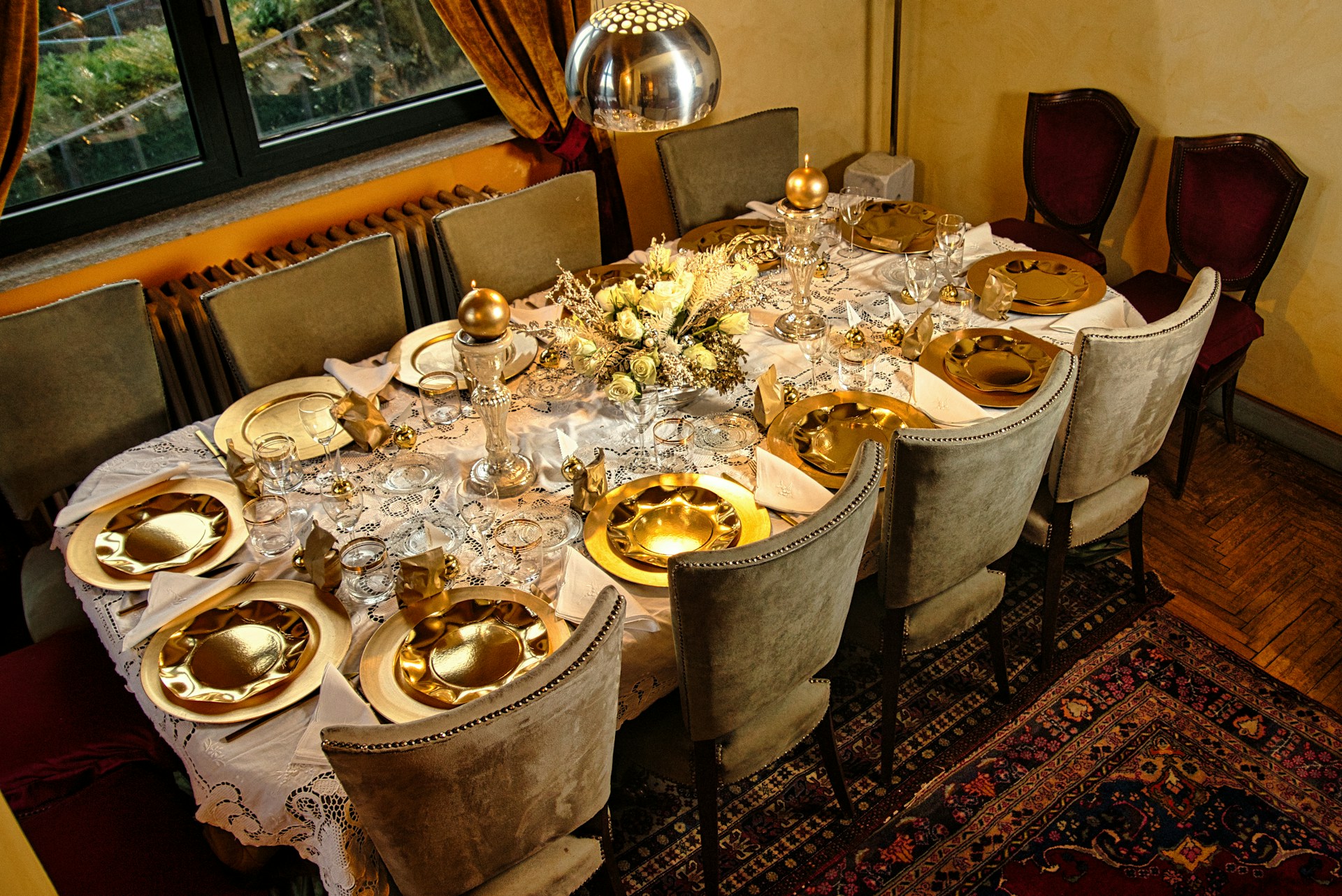 Elegant hotel restaurant interior